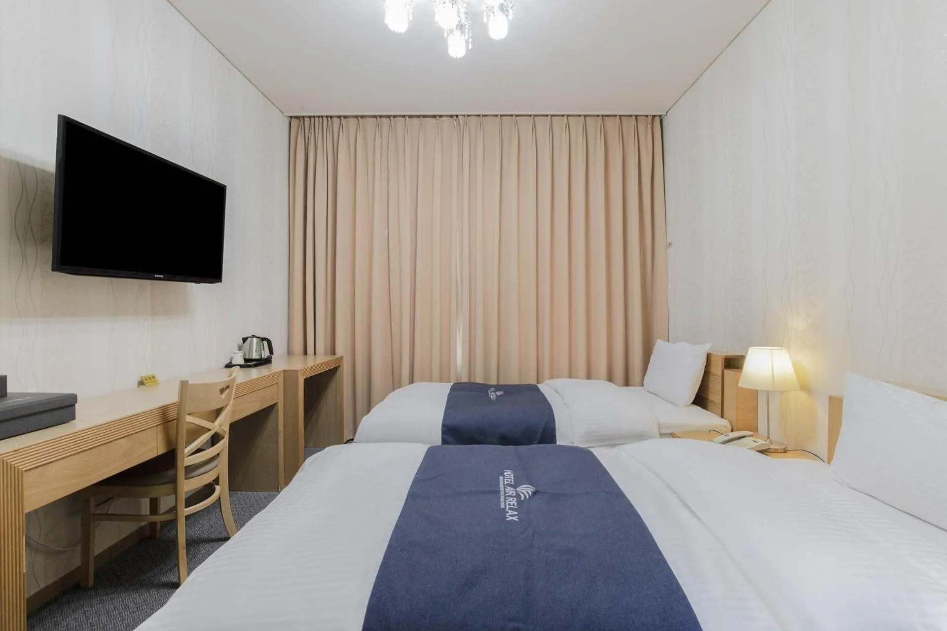 Bed in Incheon Aiport Airrelax hotel