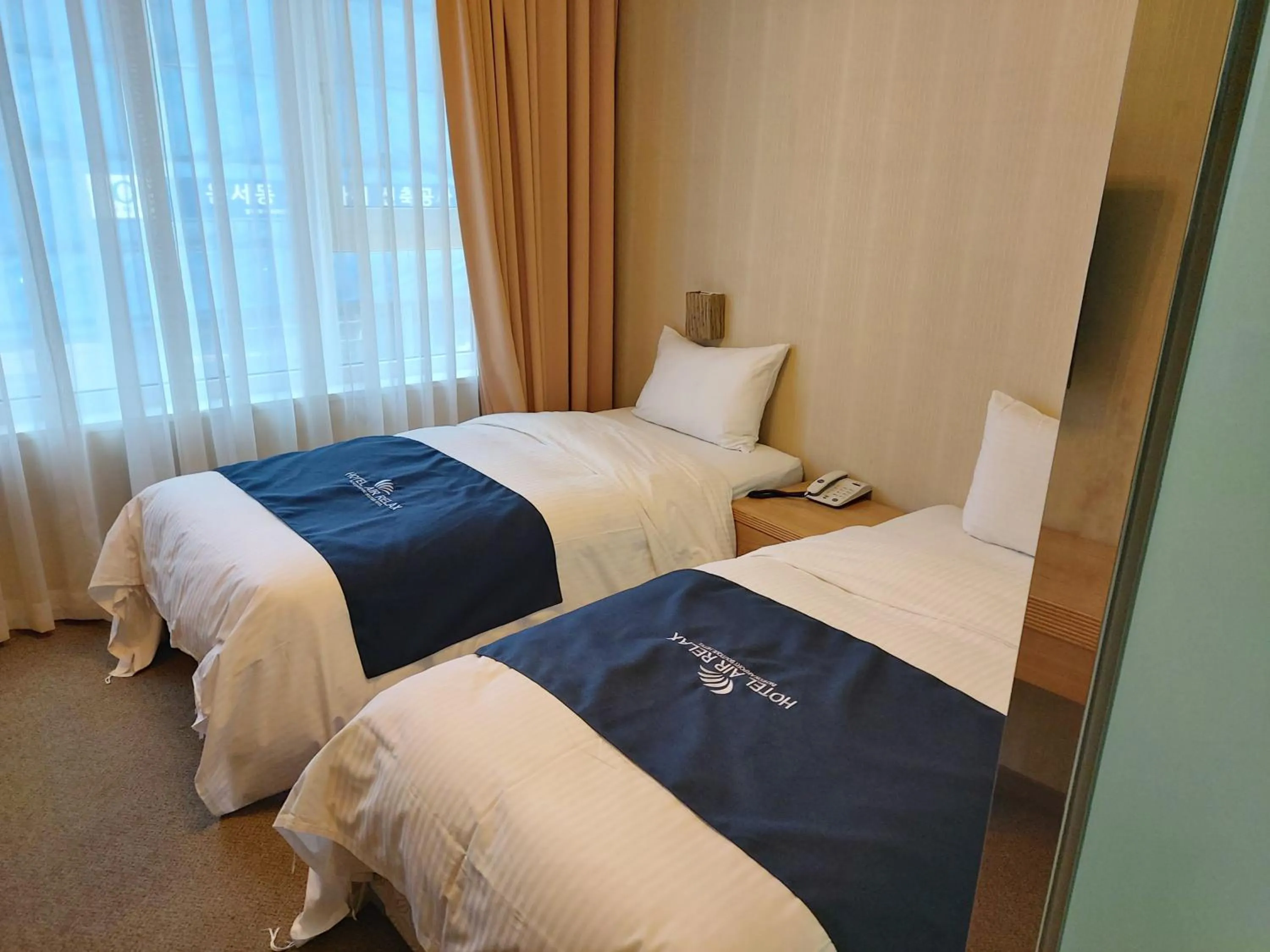 Bed in Incheon Aiport Airrelax hotel