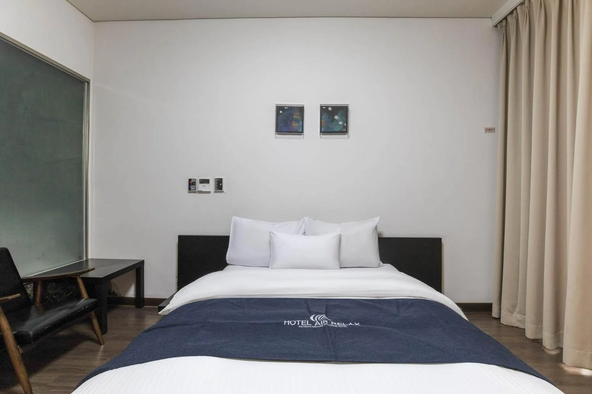 Bed in Incheon Aiport Airrelax hotel