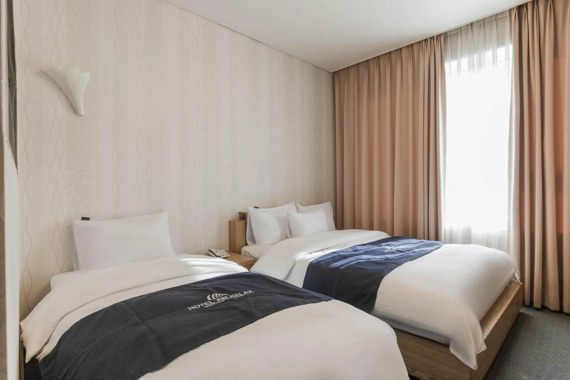 Bed in Incheon Aiport Airrelax hotel