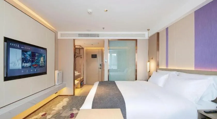 Bed in Lavande Hotel Changchun New District North Lake Longxiang Plaza