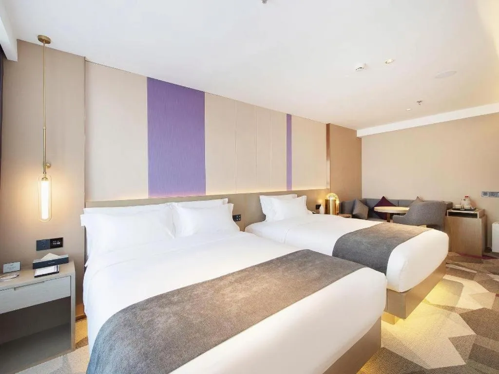 Bed in Lavande Hotel Changchun New District North Lake Longxiang Plaza