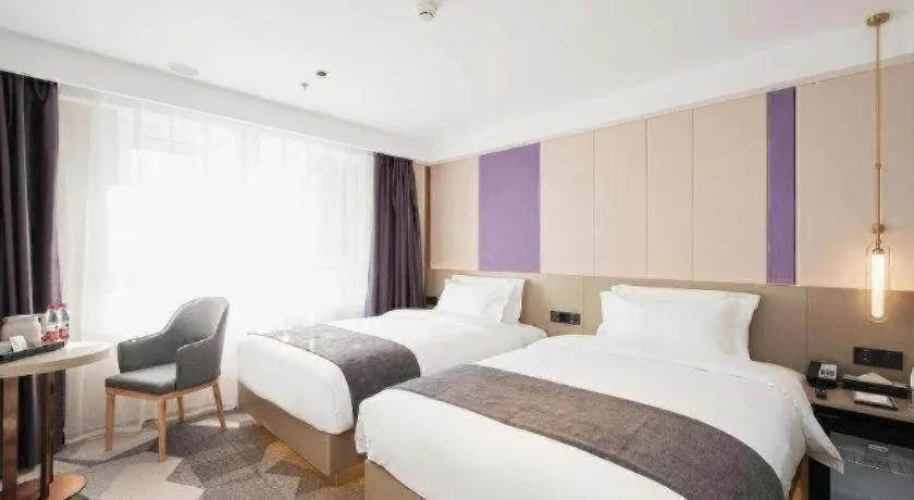 Bed in Lavande Hotel Changchun New District North Lake Longxiang Plaza