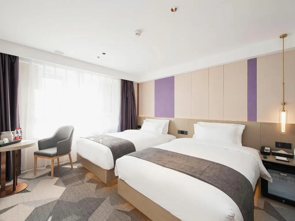 Bed in Lavande Hotel Changchun New District North Lake Longxiang Plaza