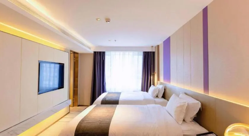 Bed in Lavande Hotel Changchun New District North Lake Longxiang Plaza