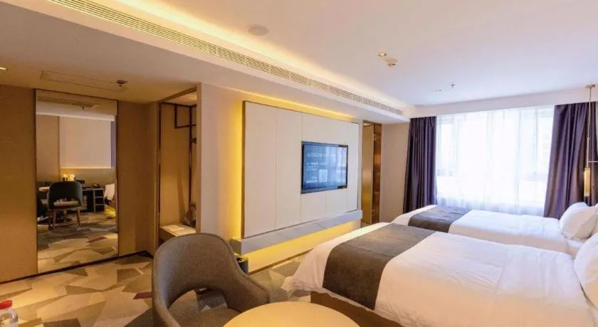 Bed in Lavande Hotel Changchun New District North Lake Longxiang Plaza
