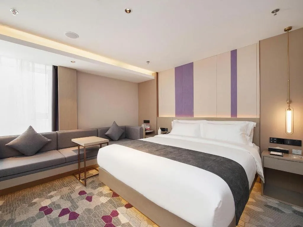 Bed in Lavande Hotel Changchun New District North Lake Longxiang Plaza