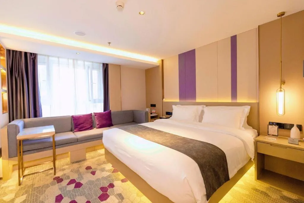 Bed in Lavande Hotel Changchun New District North Lake Longxiang Plaza