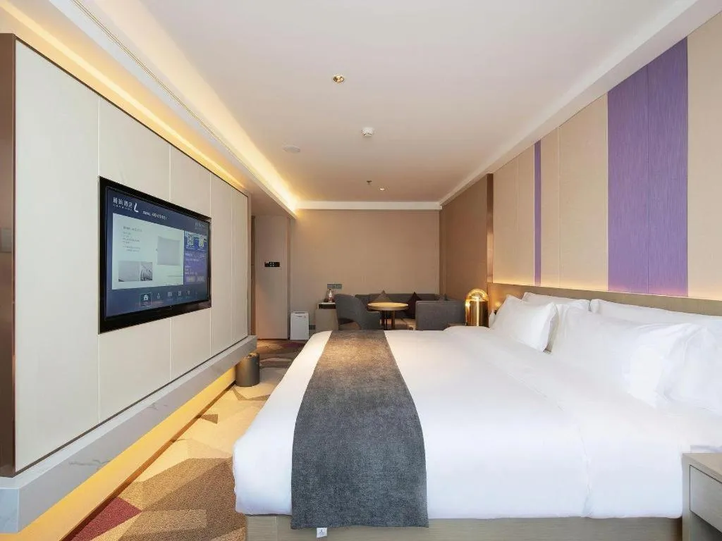 Bed in Lavande Hotel Changchun New District North Lake Longxiang Plaza