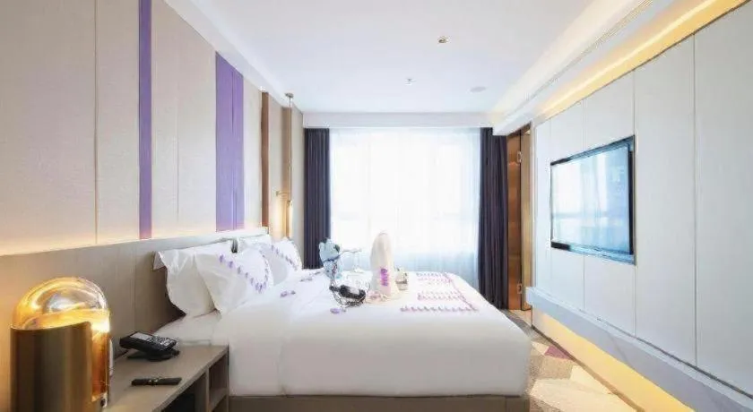 Bed in Lavande Hotel Changchun New District North Lake Longxiang Plaza