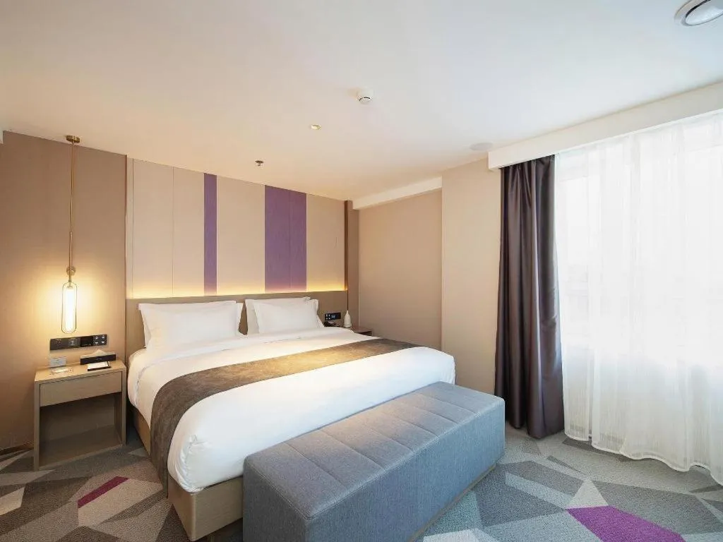 Bed in Lavande Hotel Changchun New District North Lake Longxiang Plaza