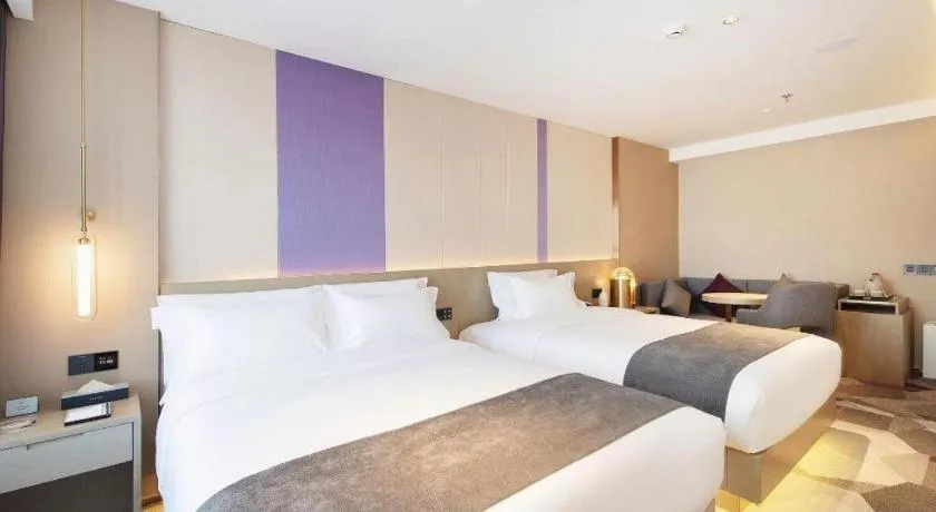 Bed in Lavande Hotel Changchun New District North Lake Longxiang Plaza