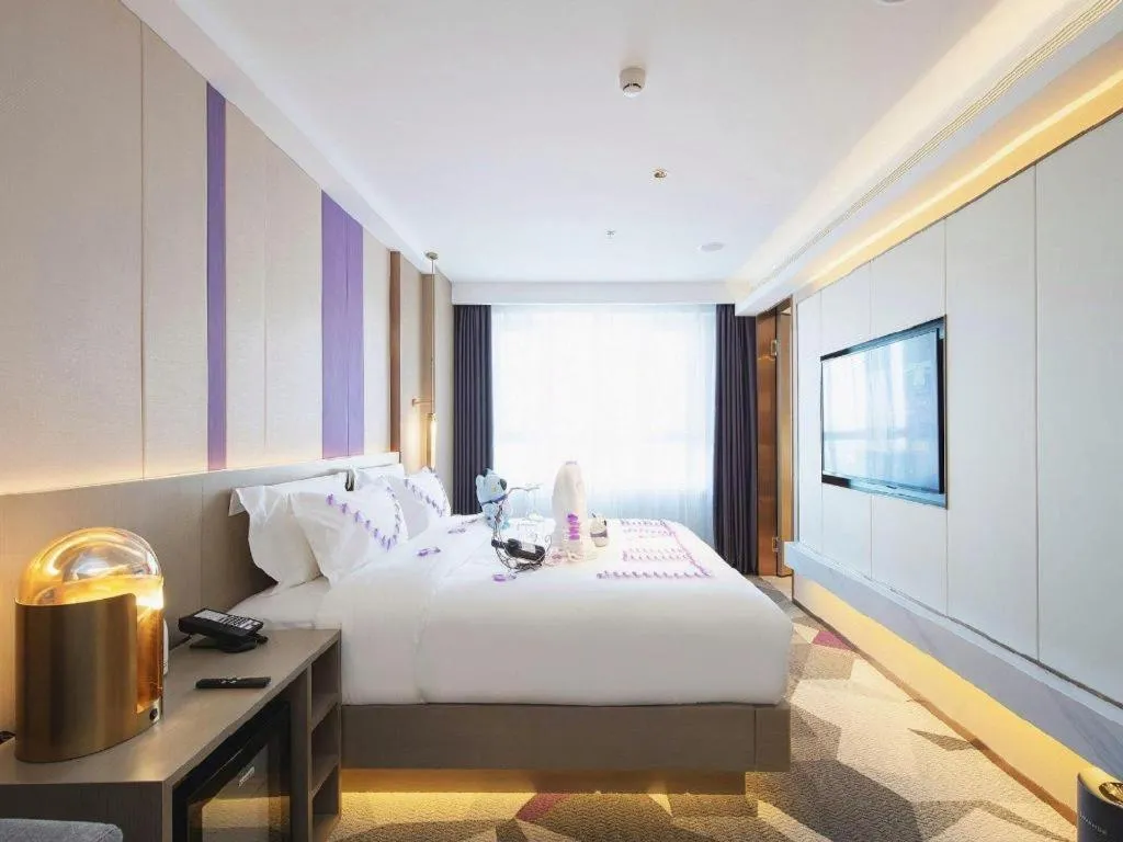 Bed in Lavande Hotel Changchun New District North Lake Longxiang Plaza