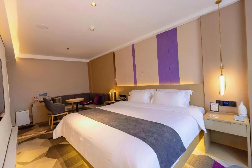 Bed in Lavande Hotel Changchun New District North Lake Longxiang Plaza