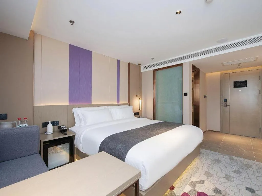 Bed in Lavande Hotel Changchun New District North Lake Longxiang Plaza