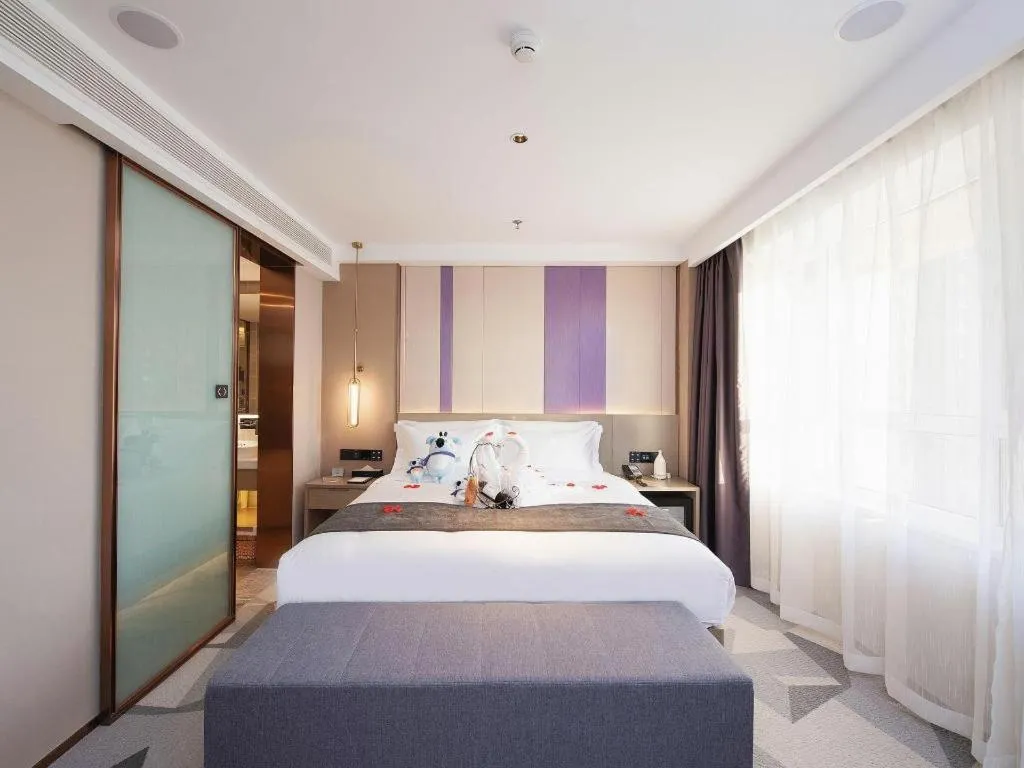 Bed in Lavande Hotel Changchun New District North Lake Longxiang Plaza