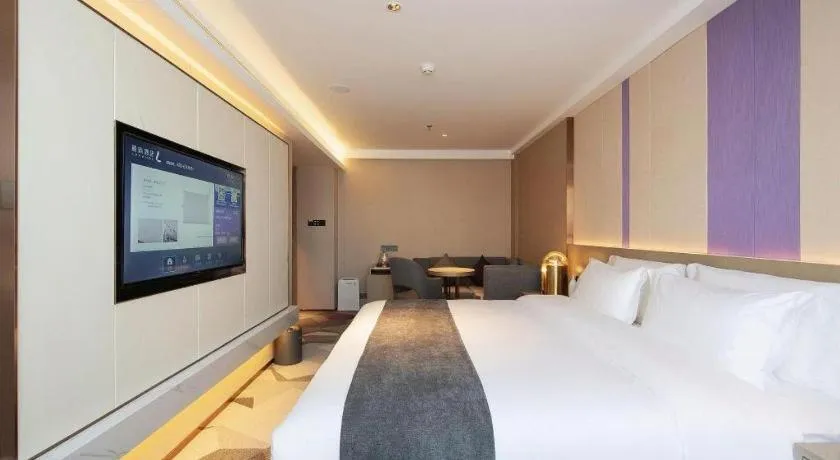 Bed in Lavande Hotel Changchun New District North Lake Longxiang Plaza