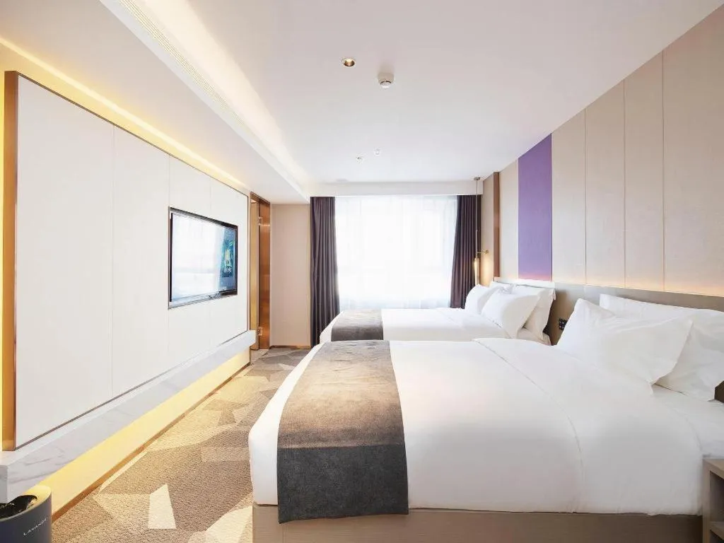 Bed in Lavande Hotel Changchun New District North Lake Longxiang Plaza