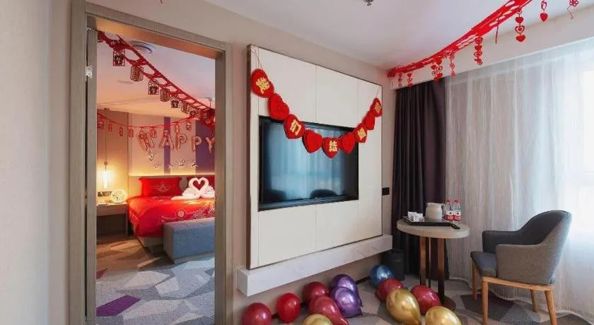 Bed in Lavande Hotel Changchun New District North Lake Longxiang Plaza