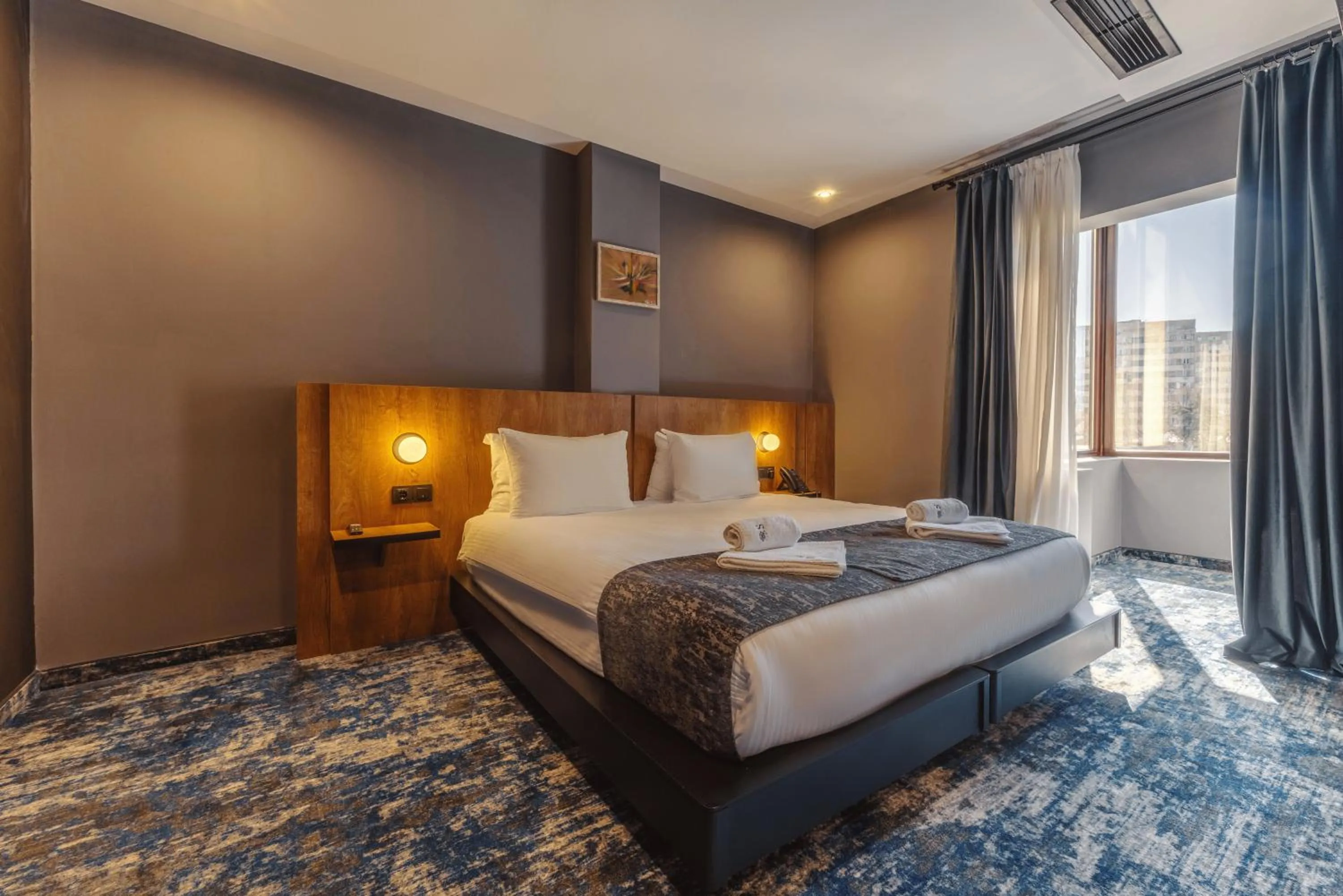 Bedroom, Bed in Hotel Splendid Tbilisi