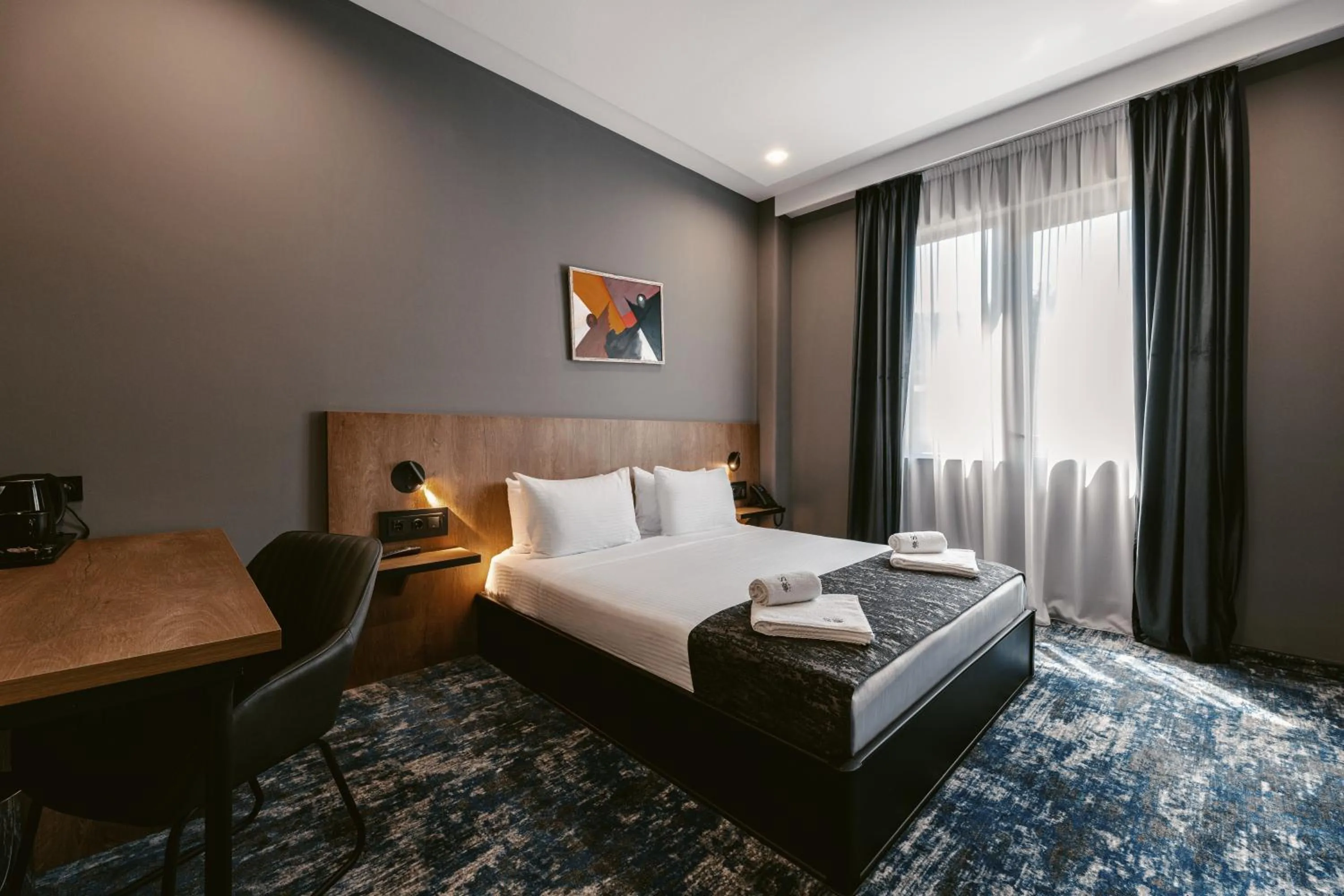 Bed in Hotel Splendid Tbilisi