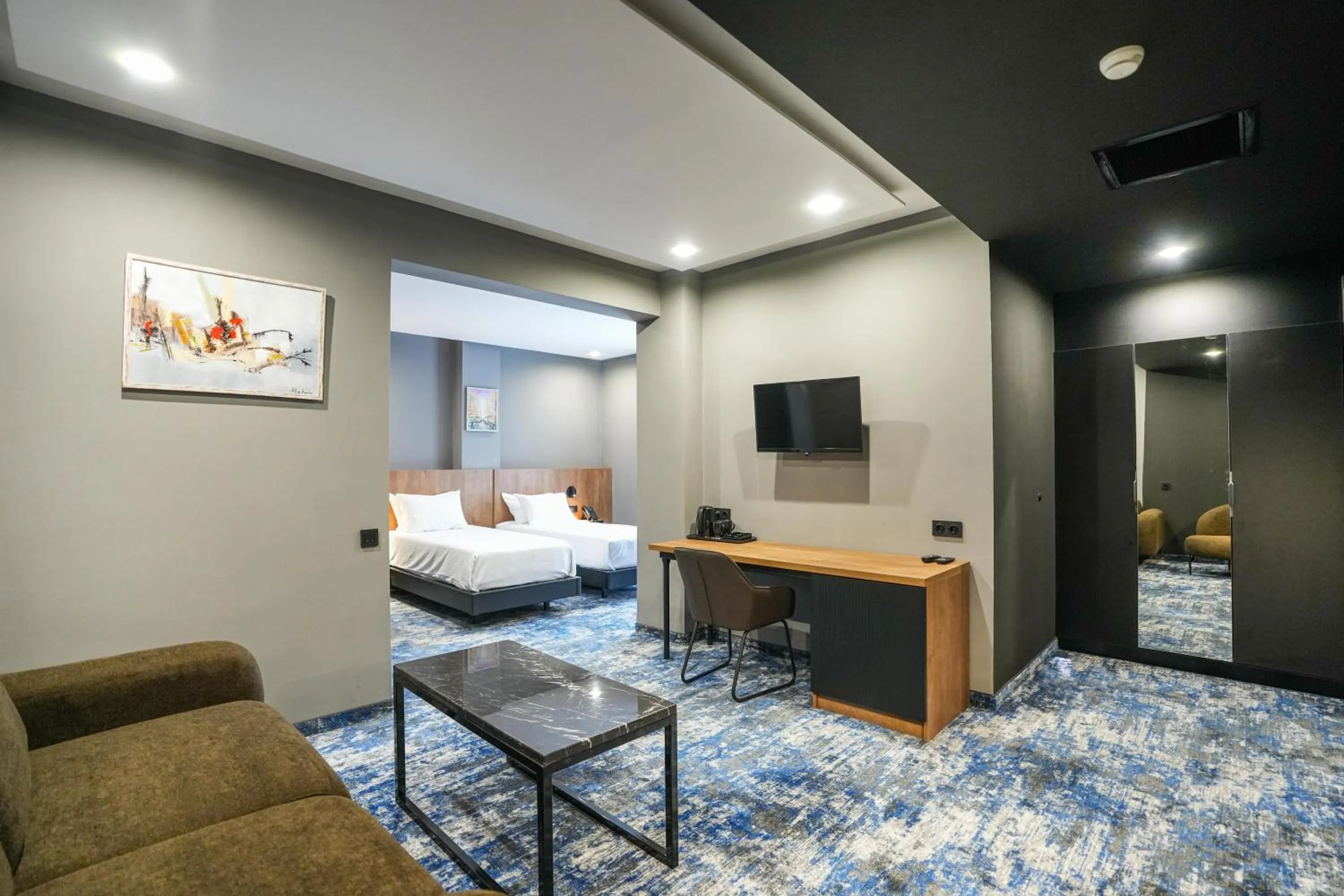 Bed in Hotel Splendid Tbilisi