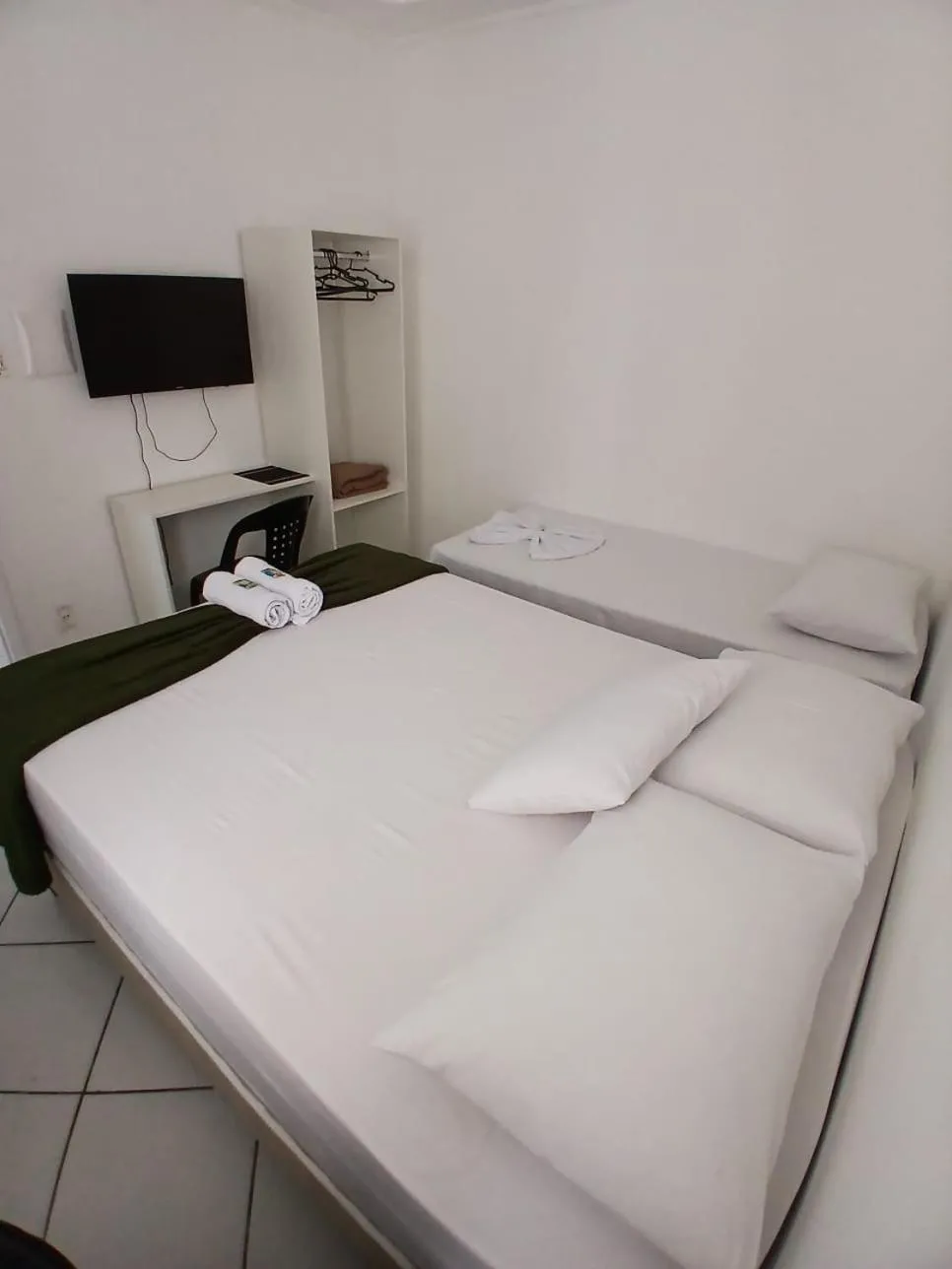 Bed in Hotel Aconchegante