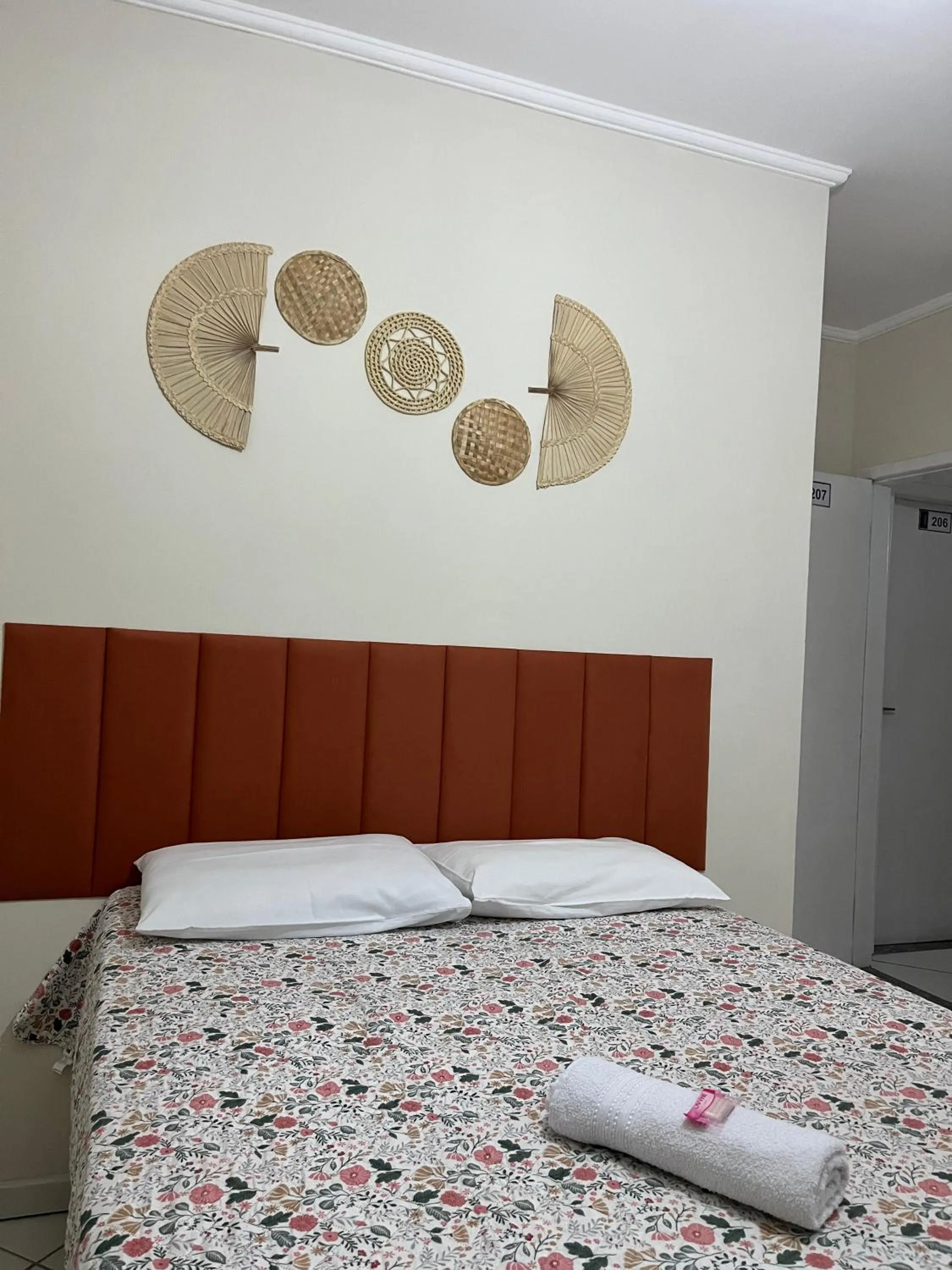 Bed in Hotel Aconchegante