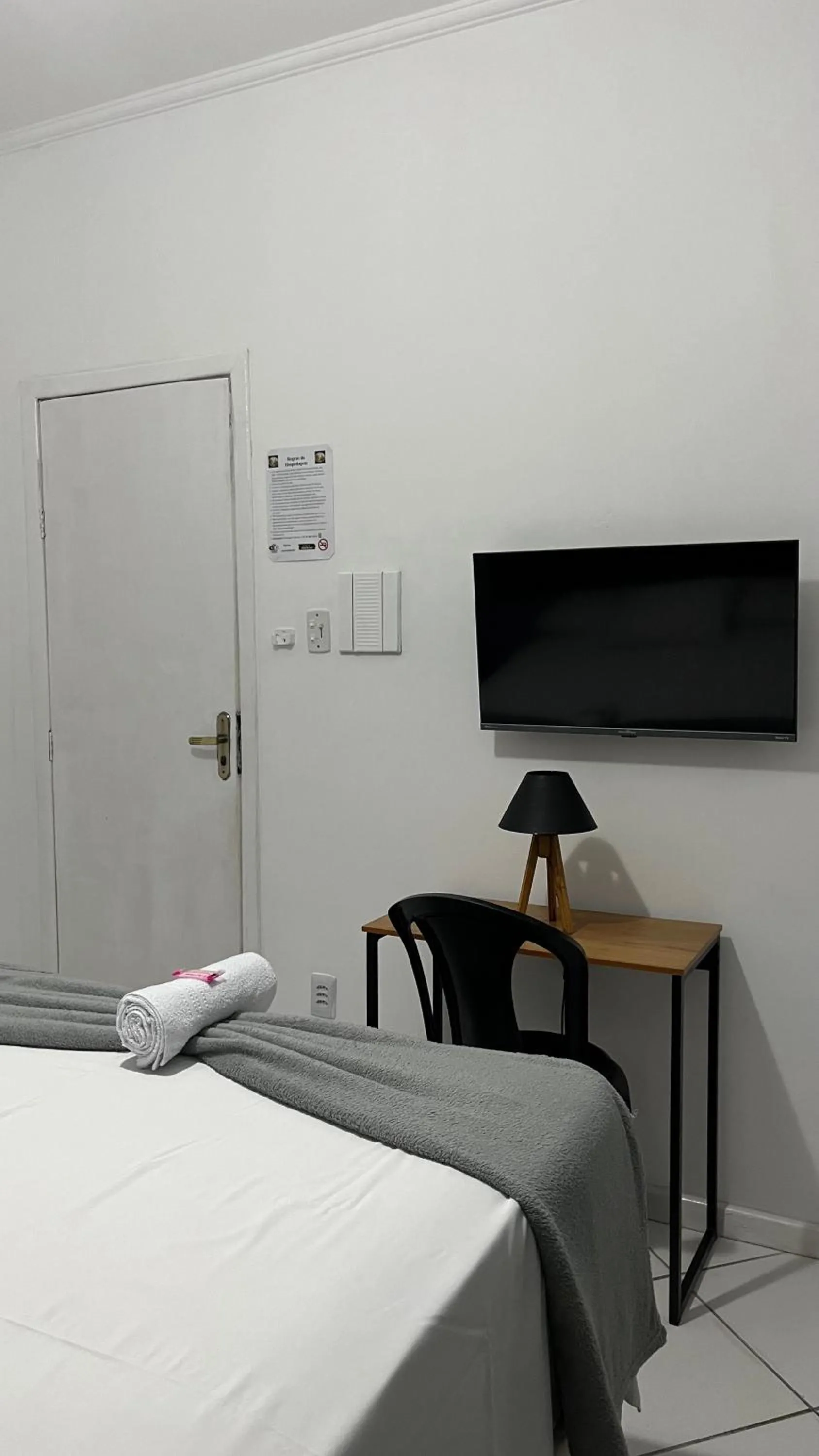 Bed in Hotel Aconchegante