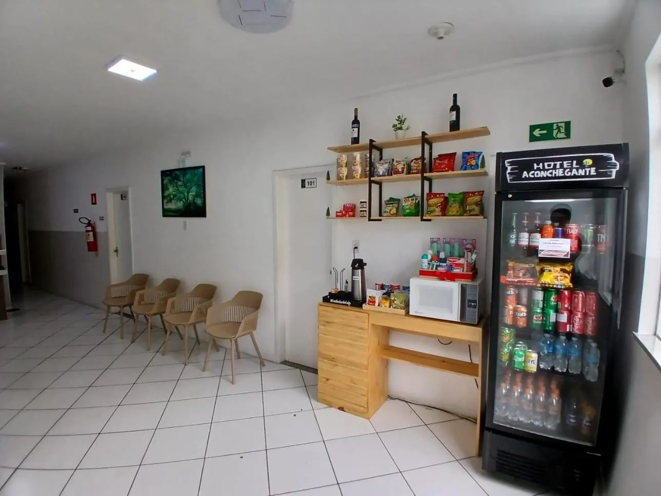 Lobby or reception in Hotel Aconchegante