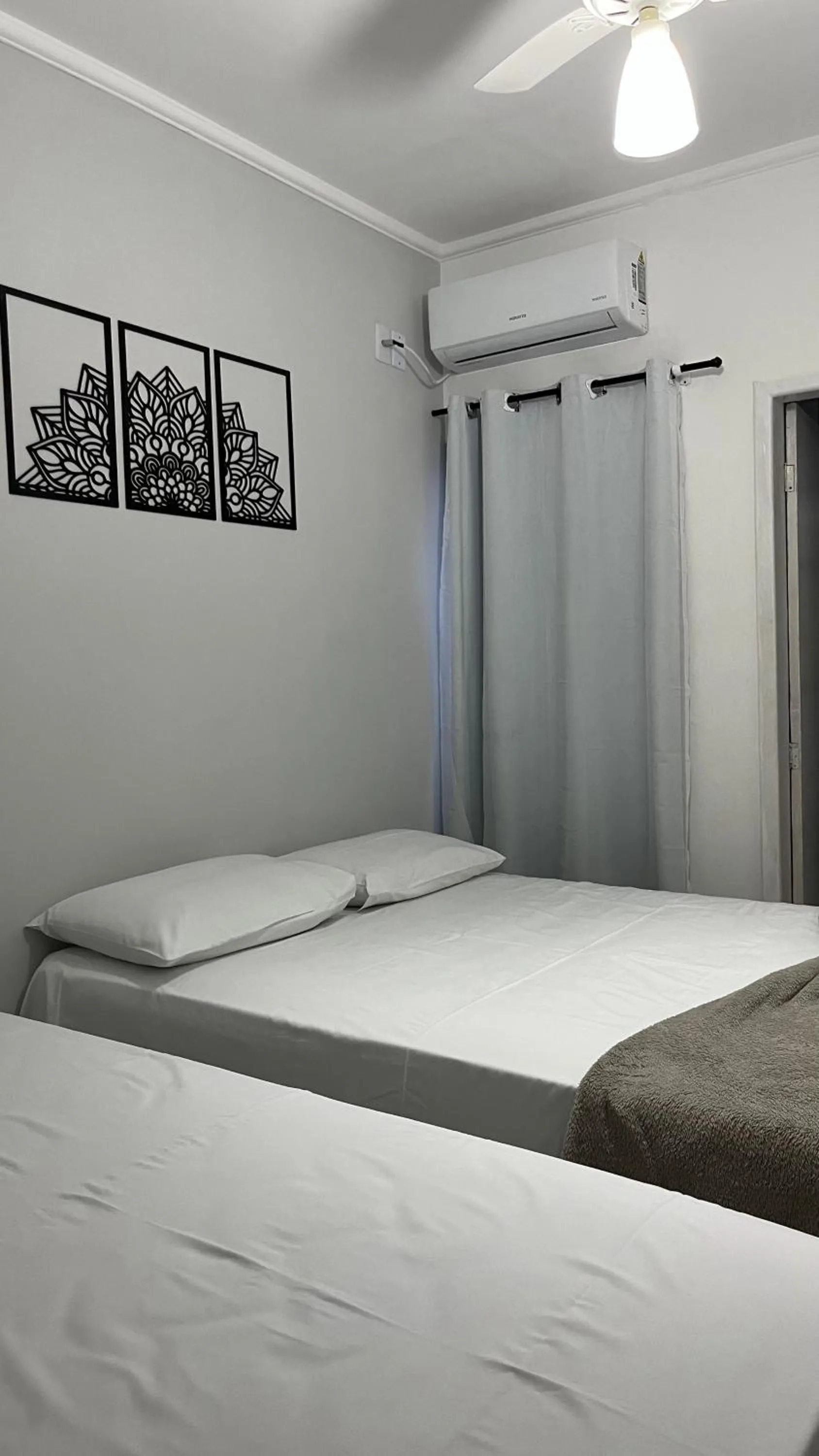 Bed in Hotel Aconchegante