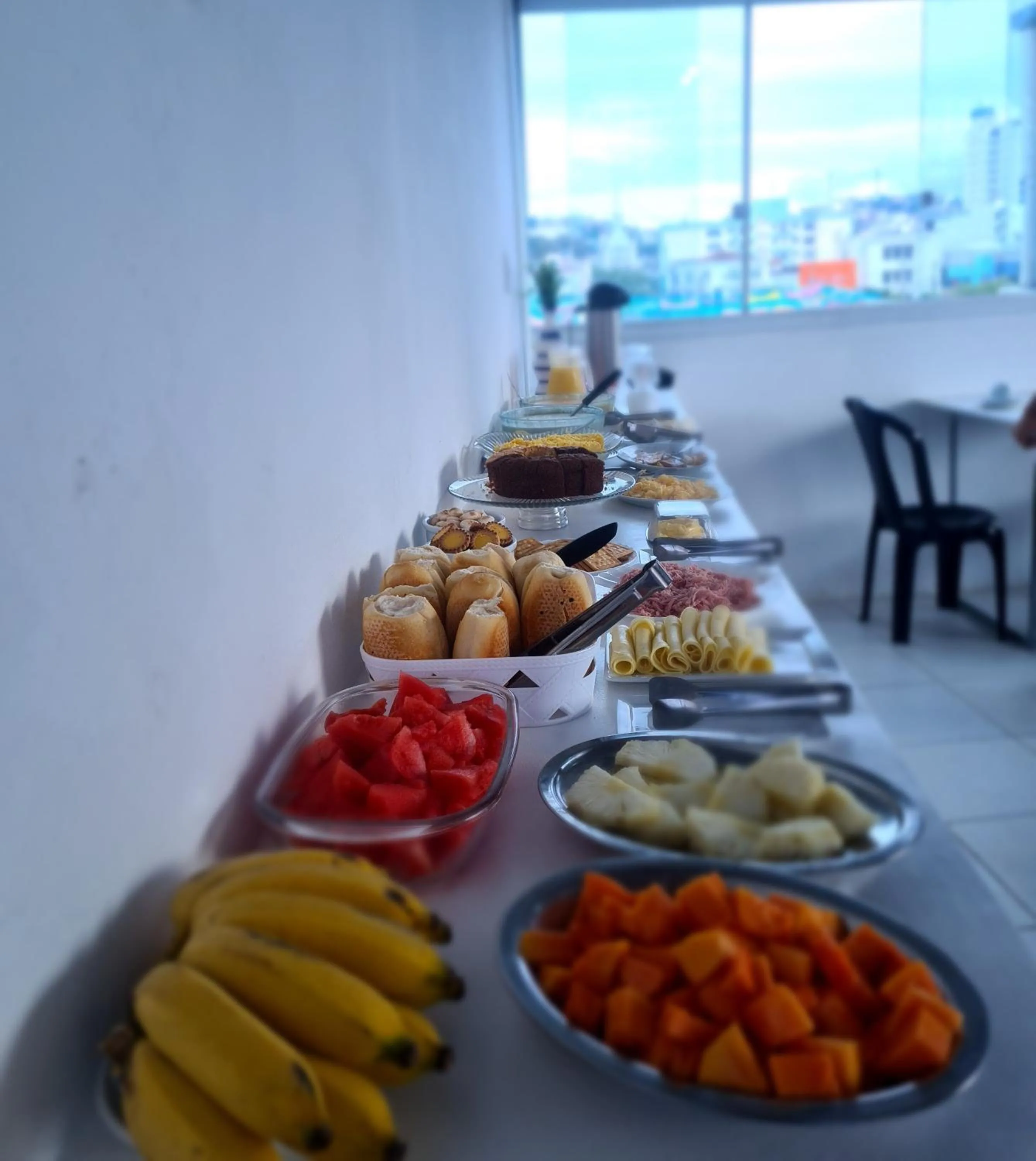 Buffet breakfast in Hotel Aconchegante