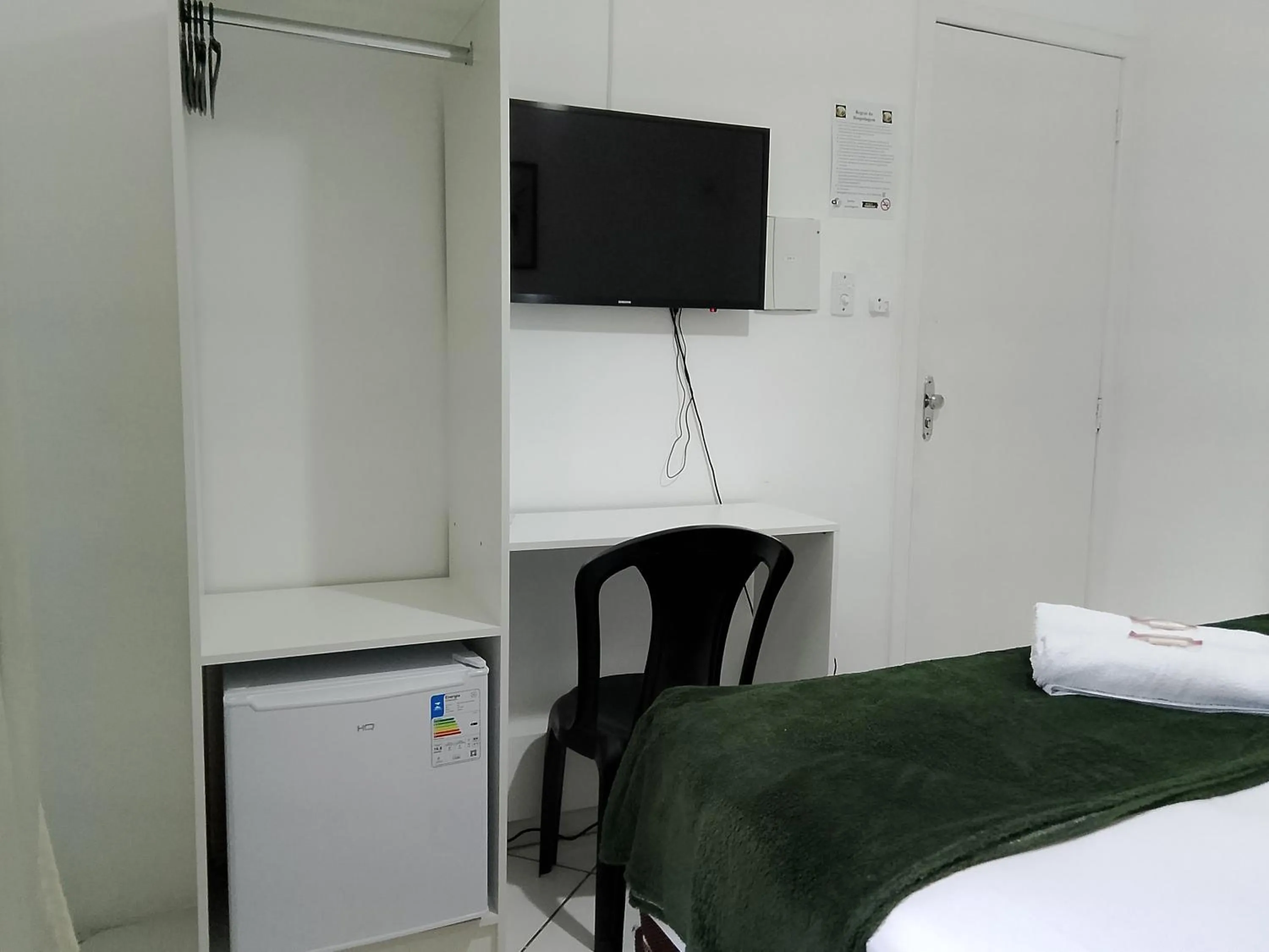 Bed in Hotel Aconchegante