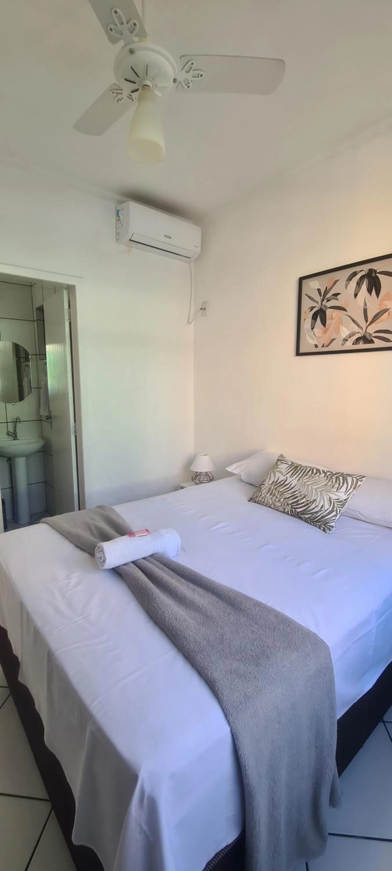 Bed in Hotel Aconchegante