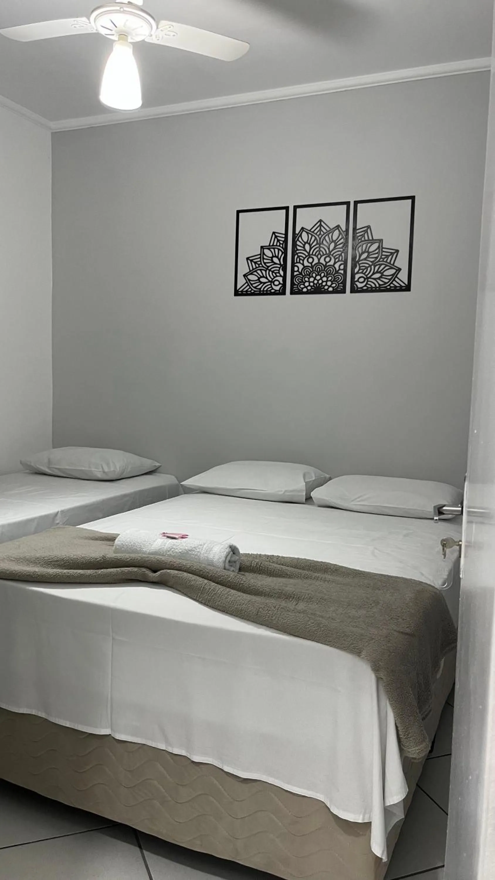 Bed in Hotel Aconchegante