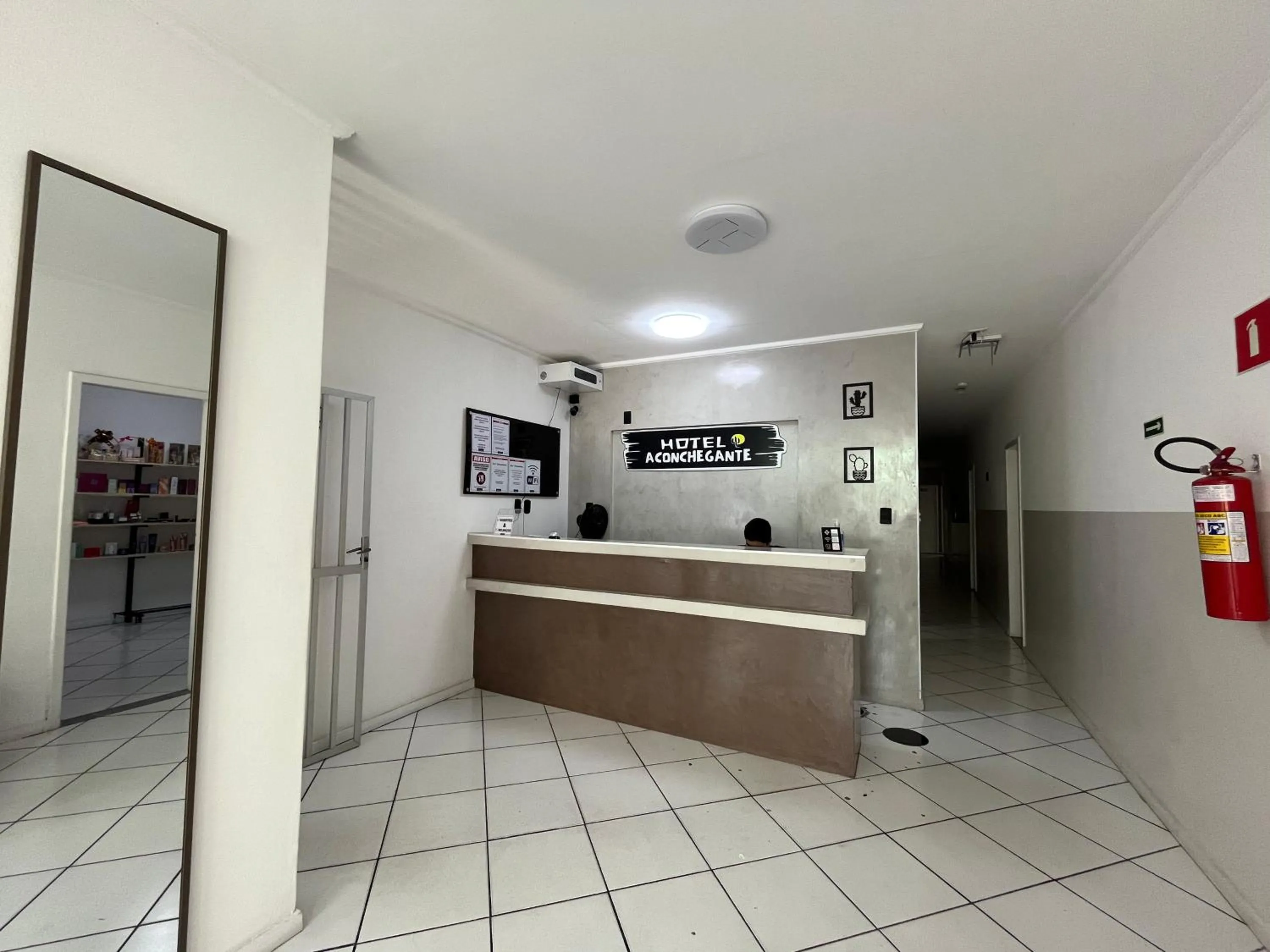 Lobby or reception in Hotel Aconchegante