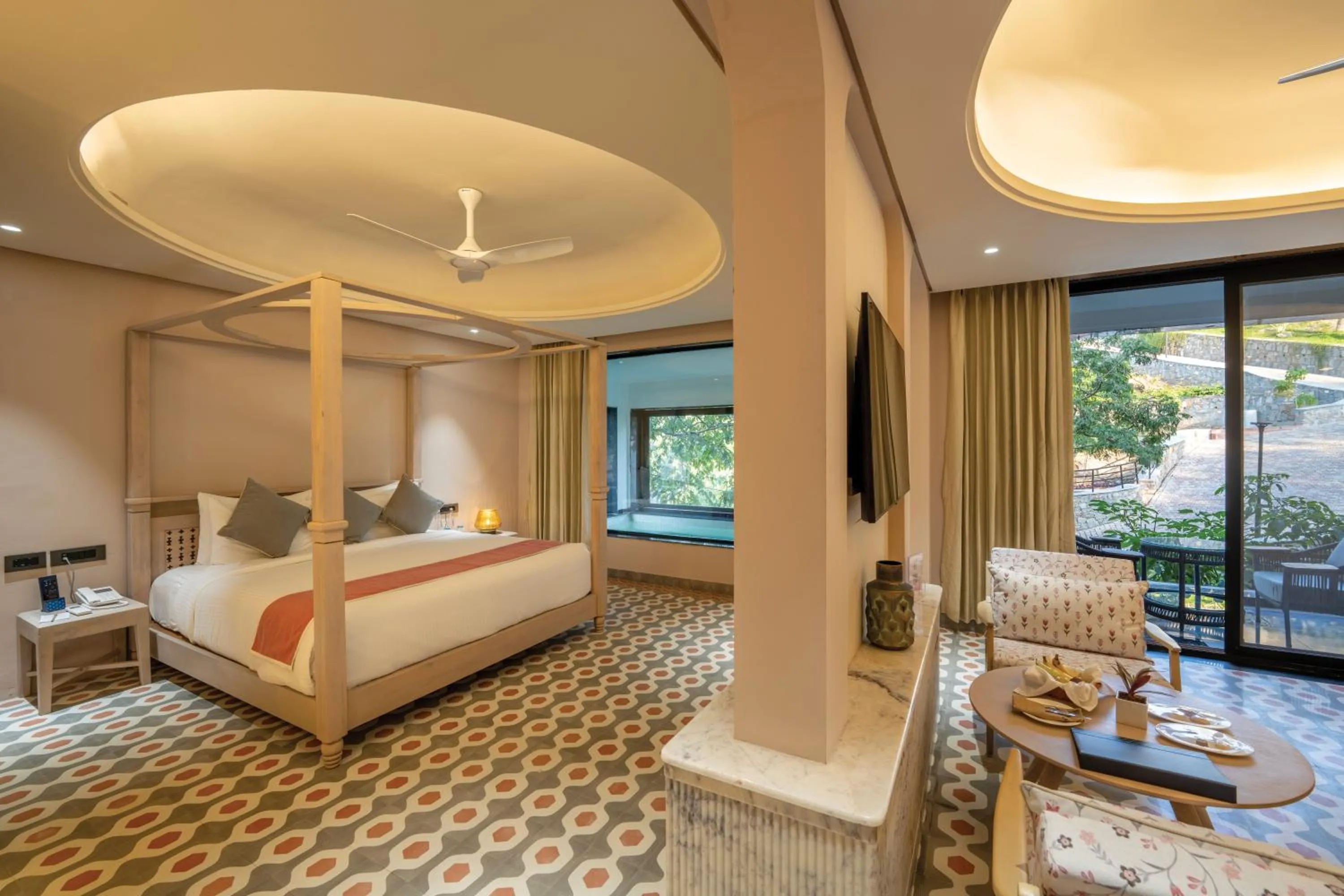 Bedroom, Bed in Kananwas Resort, Kumbhalgarh