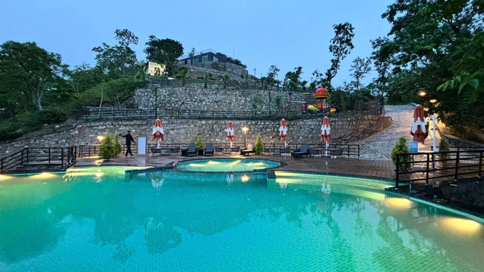 Natural landscape in Kananwas Resort, Kumbhalgarh