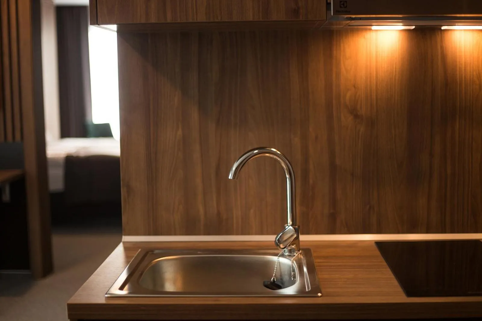 Kitchen or kitchenette in Hotel Eurobus