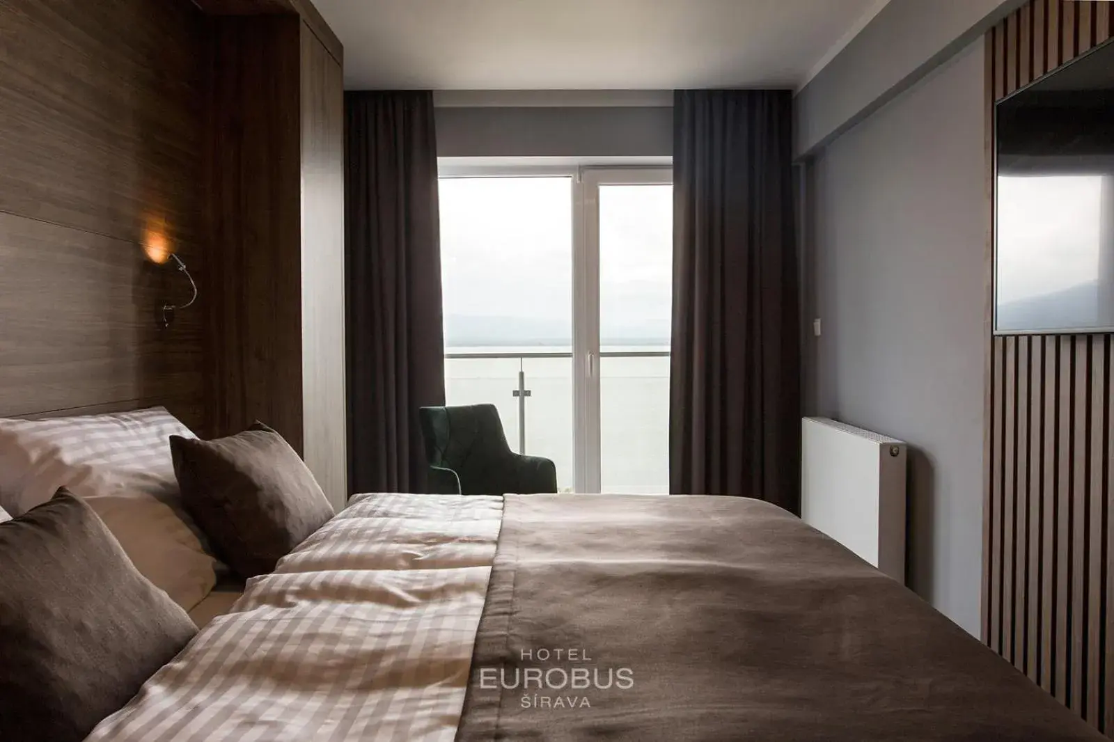 Double Room with Balcony - single occupancy in Hotel Eurobus Double Room with Balcony - single occupancy in Hotel Eurobus