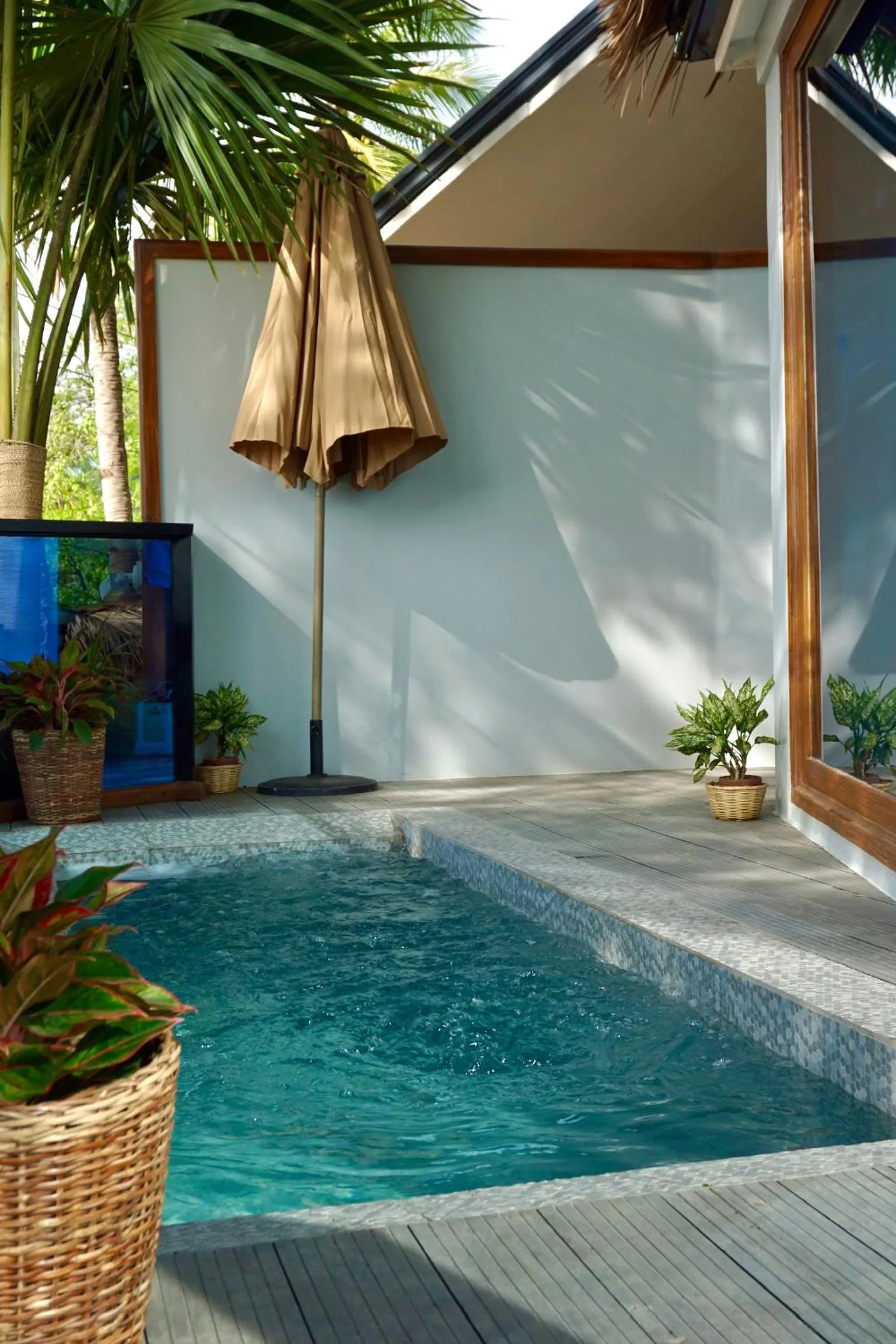 Pool view in Morgan Villas