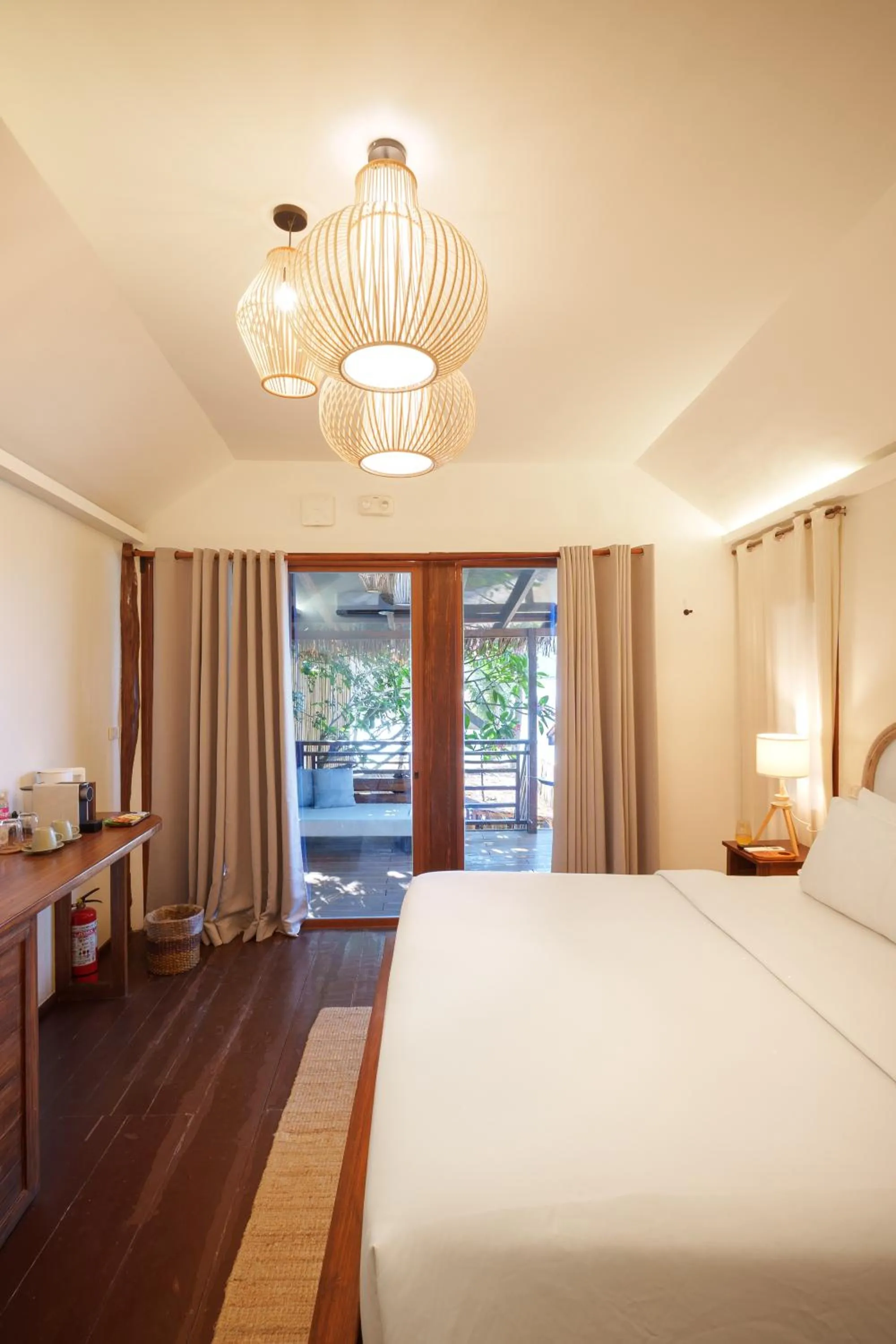 View (from property/room), Bed in Morgan Villas
