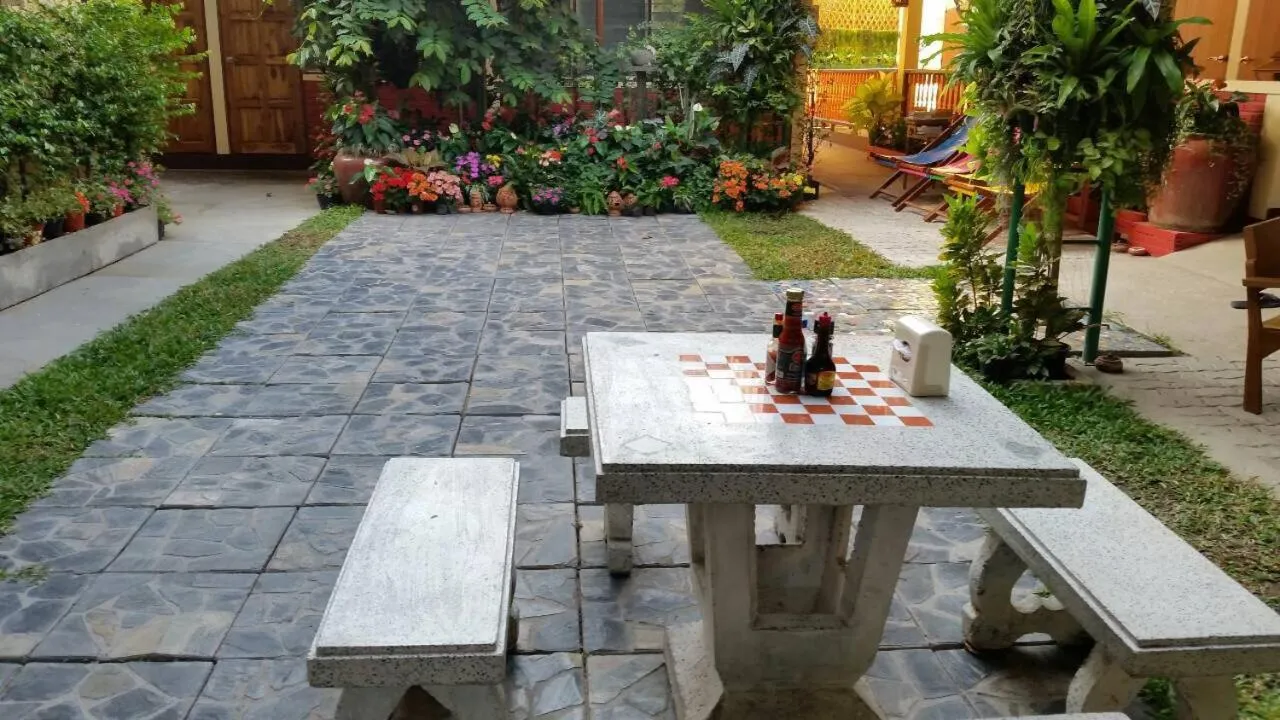 Patio in Siriwan Guesthouse