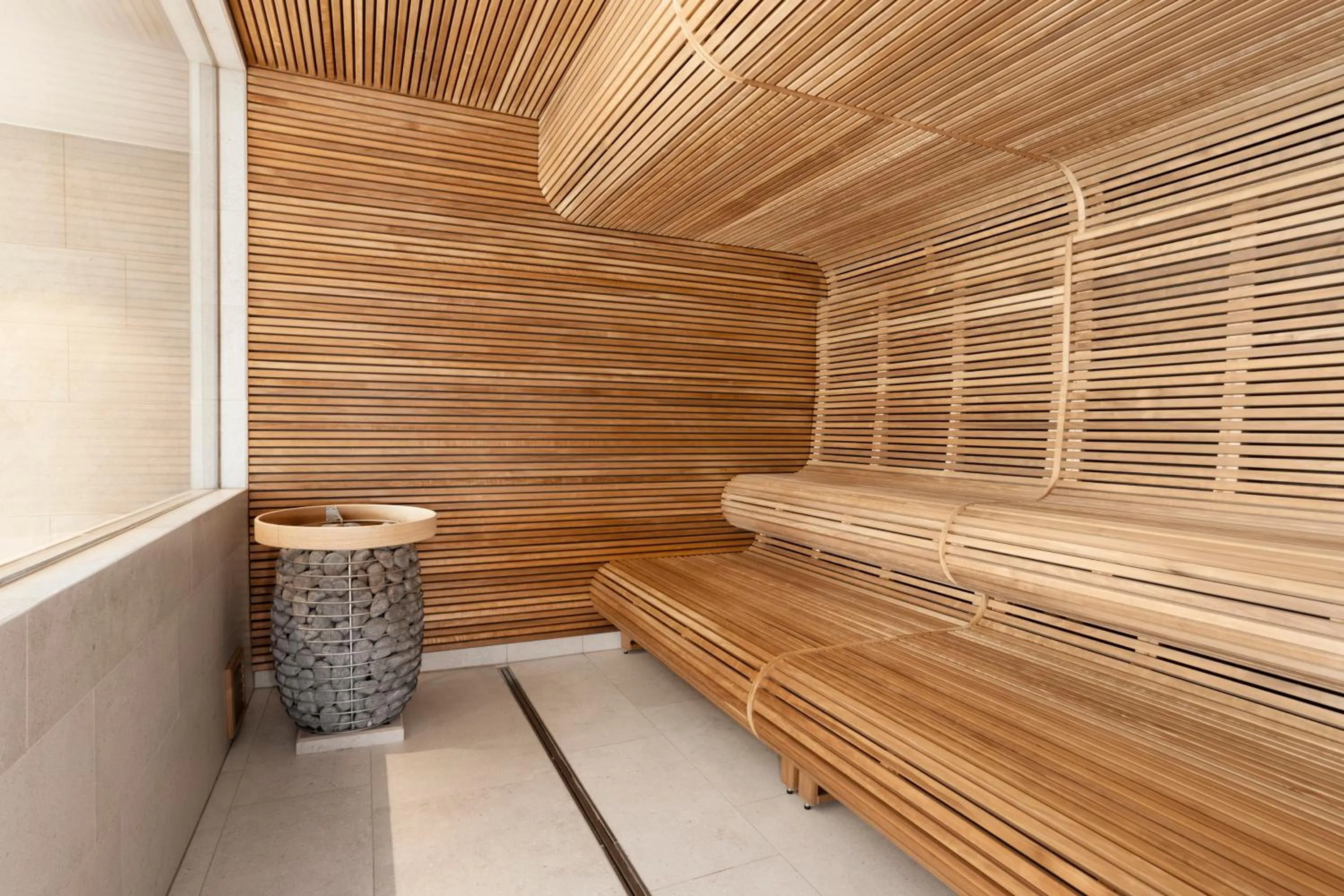 Sauna in Clarion Hotel Karlatornet