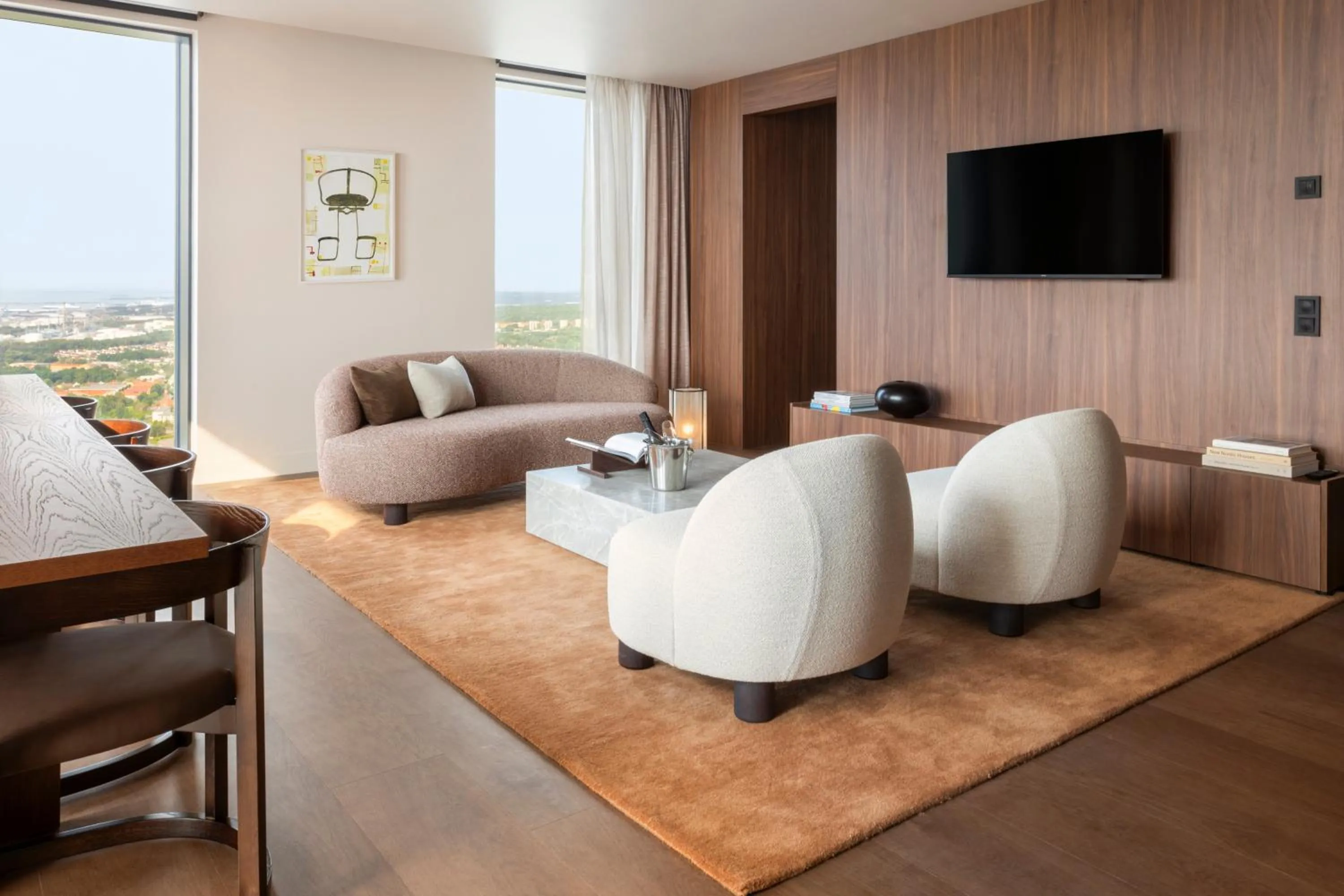 Living room in Clarion Hotel Karlatornet