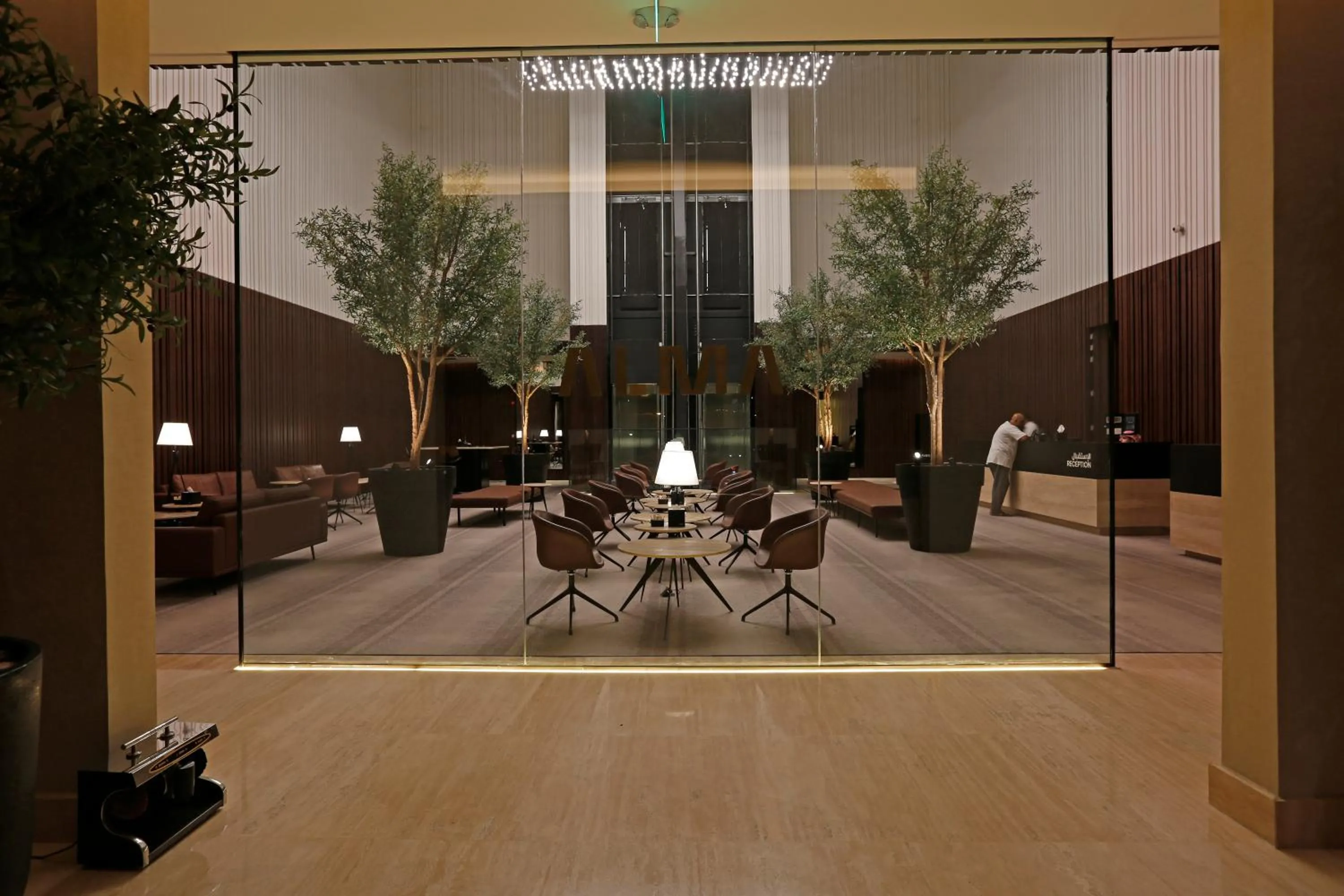 Seating area in ALMA Hotel Riyadh
