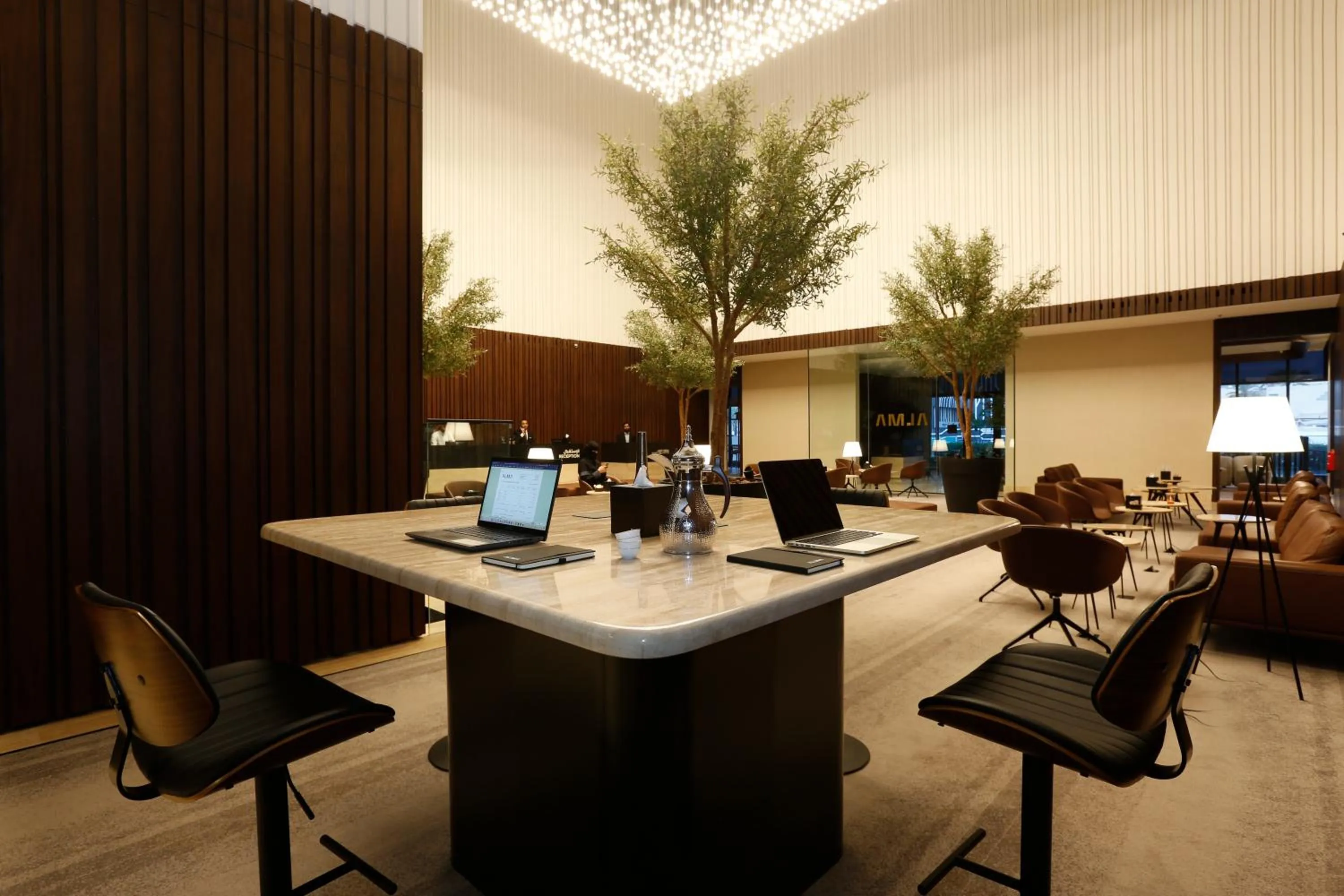 Lobby or reception in ALMA Hotel Riyadh