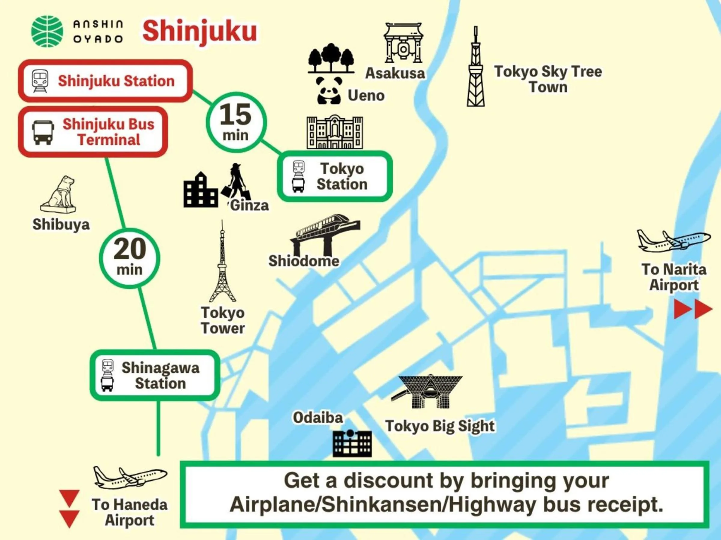 Off site in Anshin Oyado Shinjuku - Men only