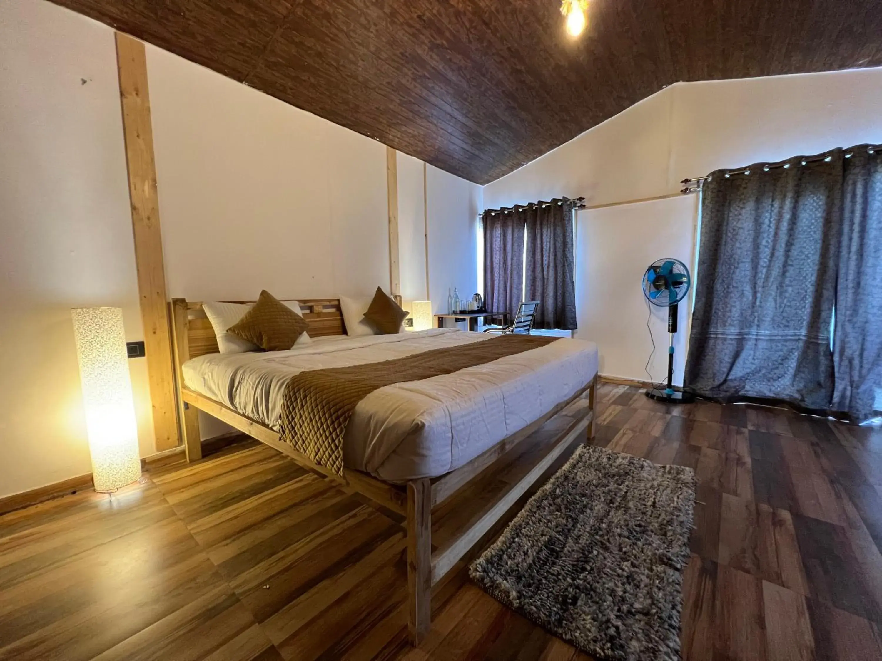 Photo of the whole room, Bed in Adaara Retreat - Pet Friendly Cottages, Almora Photo of the whole room, Bed in Adaara Retreat - Pet Friendly Cottages, Almora
