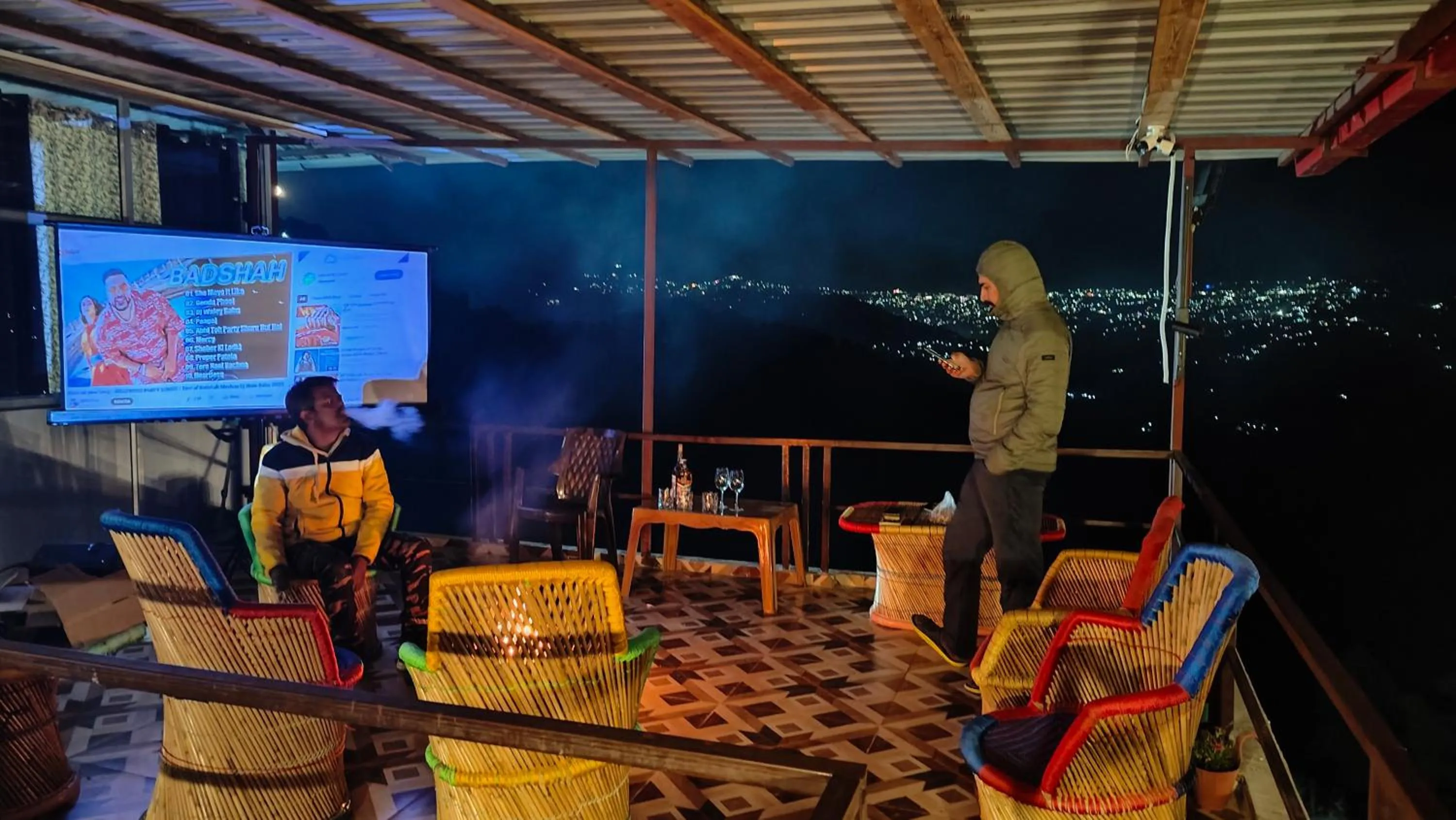 Communal lounge/ TV room in Adaara Retreat - Pet Friendly Cottages, Almora